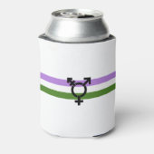 Genderqueer Pride Flag Dosenkühler (Kanne Rückseite)