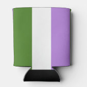 Genderqueer Pride Flag Dosenkühler (Rückseite)