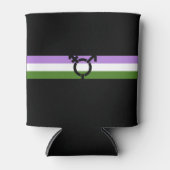 Genderqueer Pride Flag Dosenkühler (Vorderseite)