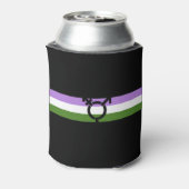 Genderqueer Pride Flag Dosenkühler (Kanne Rückseite)