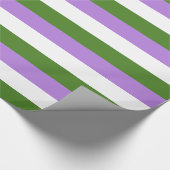 Genderqueer Pride Flag Geschenkpapier (Ecke)