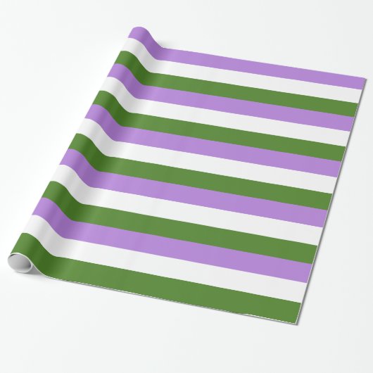 Genderqueer Pride Flag Geschenkpapier (Ungerollt)