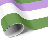 Genderqueer Pride Flag Geschenkpapier (Rolleneckpunkt)