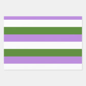 Genderqueer Pride Flag Geschenkpapier Set (Vorderseite 3)