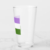 Genderqueer Pride Flag Glas (Links)