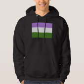 Genderqueer Pride Flag Hoodie (Vorderseite)