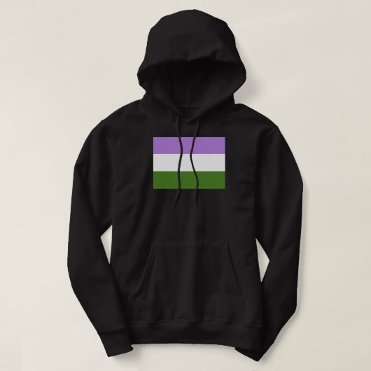 Genderqueer Pride Flag Hoodie (Design vorne)