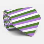 Genderqueer Pride Flag Krawatte (Gerollt)