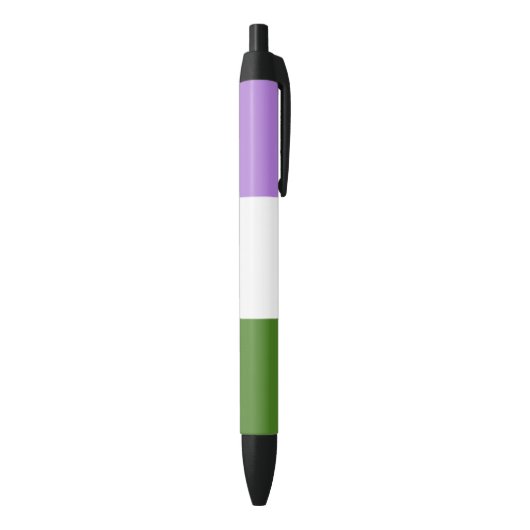 Genderqueer Pride Flag Kugelschreiber (Unterseite (Vertikal))