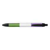Genderqueer Pride Flag Kugelschreiber (Rückseite)