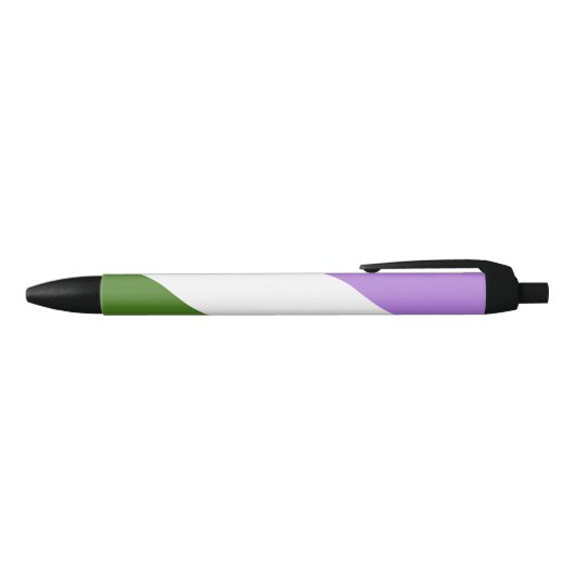 Genderqueer Pride Flag Kugelschreiber (Oberseite)