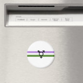 Genderqueer Pride Flag Magnet (In Situ (Geschirrspüler))