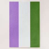 Genderqueer Pride Flag Puzzle (Vertikal)