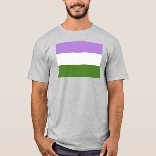 Genderqueer Pride Flag T-Shirt (Vorderseite)