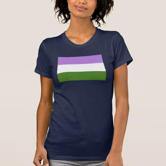 Genderqueer Pride Flag T-Shirt (Vorderseite)