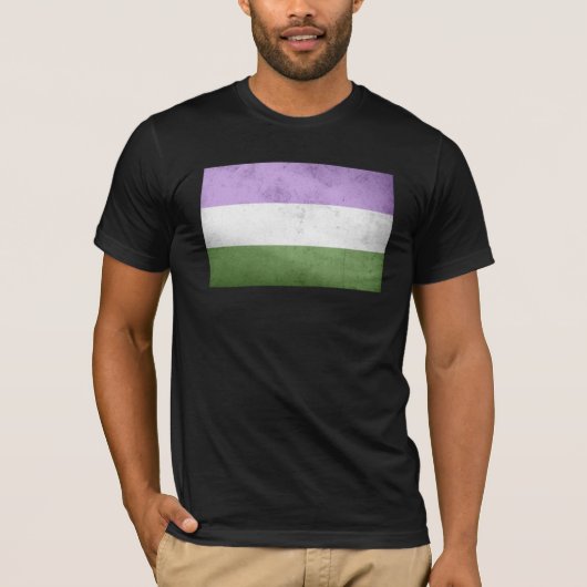 Genderqueer Pride Flag T-Shirt (Vorderseite)