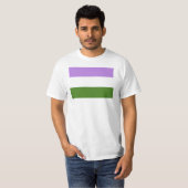 Genderqueer Pride Flag T-Shirt (Vorne ganz)