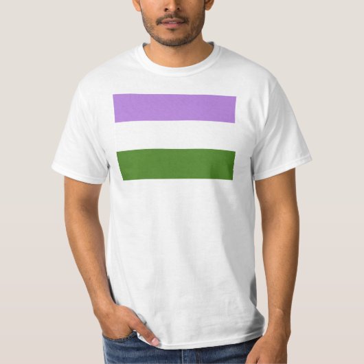 Genderqueer Pride Flag T-Shirt (Vorderseite)