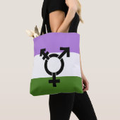 Genderqueer Pride Flag Tasche (Von Nahem)