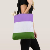 Genderqueer Pride Flag Tasche (Von Nahem)