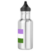 Genderqueer Pride Flag Trinkflasche (Rechts)