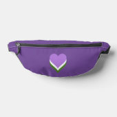 Genderqueer pride hearts  bauchtasche (Ablage )
