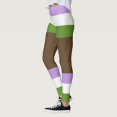 Genderqueer Pride Imitate Shorts & Legs Leggings (Links)