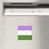 Genderqueer Pride Magnet (In Situ (Geschirrspüler))