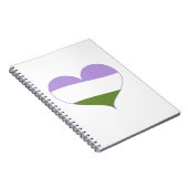 Genderqueer Pride Notizblock (Rechte Seite)