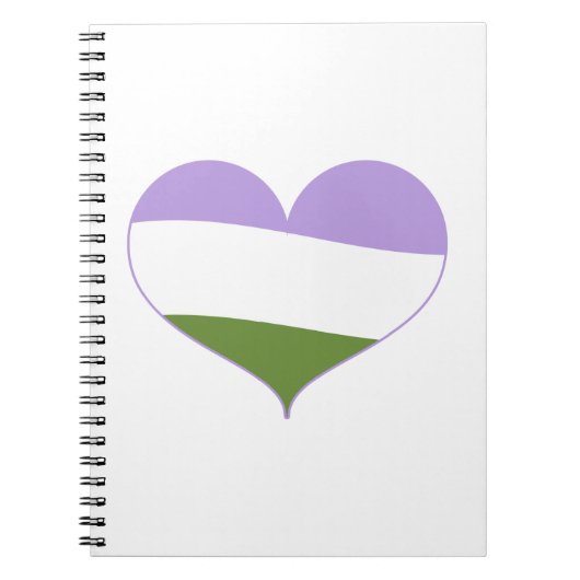 Genderqueer Pride Notizblock (Vorderseite)