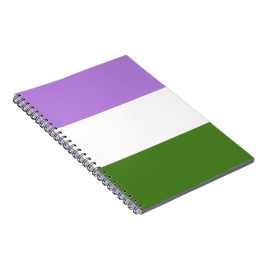 Genderqueer Pride Notizblock (Rechte Seite)