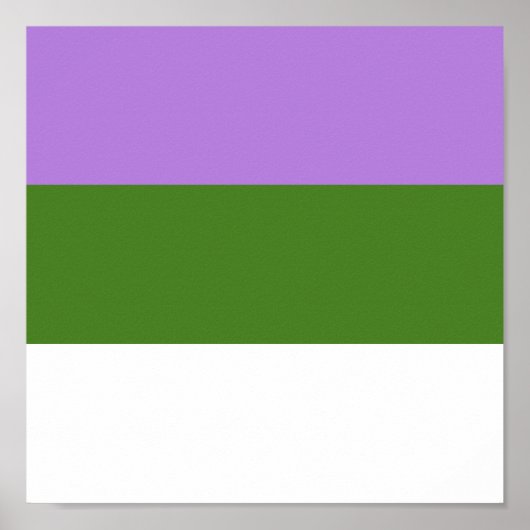 GENDERQUEER PRIDE POSTER (Vorne)