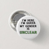 Genderqueer Pride — Schaltfläche Button (Vorne & Hinten)