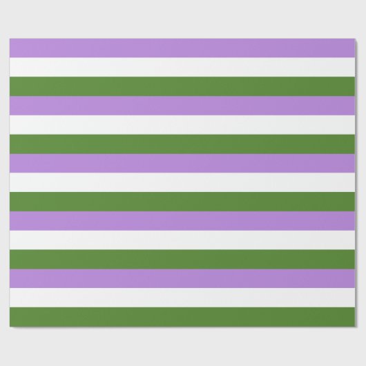 GENDERQUEER PRIDE STRIPES DESIGN -.png Geschenkpapier (Flach)