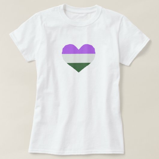 Genderqueer Pride T-Shirt (Design vorne)