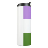 Genderqueer Pride Thermosbecher (Nach links gedreht)