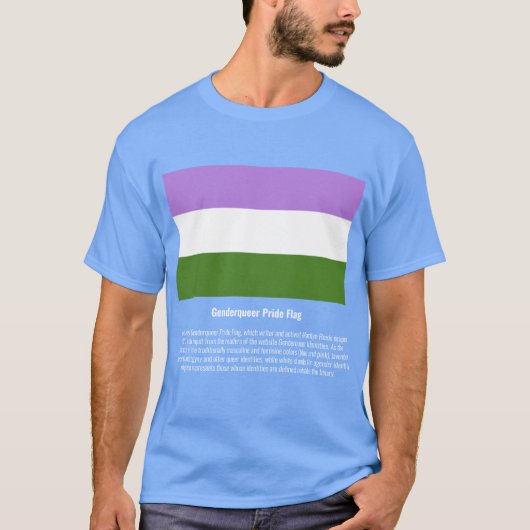 Genderqueer Prilag #tee #LGBTQ+ T-Shirt (Vorderseite)