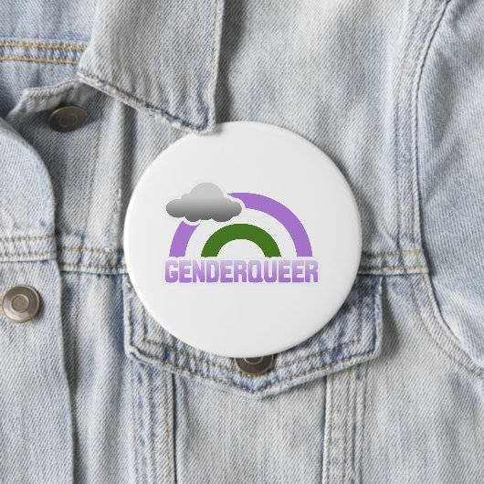 GENDERQUEER RAINBOW BUTTON (Beispiel)