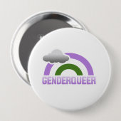 GENDERQUEER RAINBOW BUTTON (Vorne & Hinten)