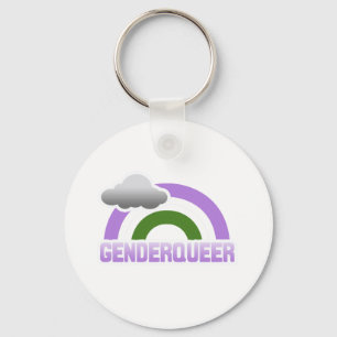 GENDERQUEER REGENBOGEN SCHLÜSSELANHÄNGER