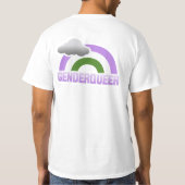 GENDERQUEER REGENBOGEN T-Shirt (Rückseite)