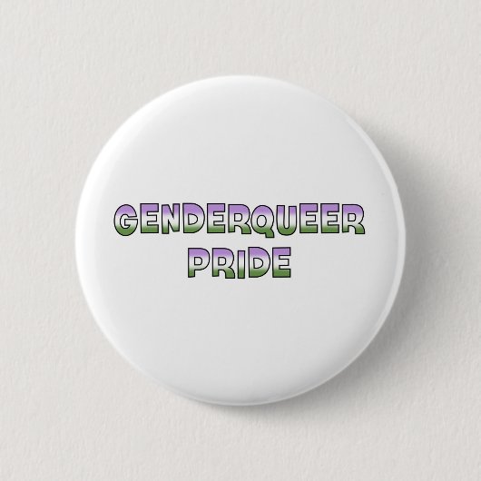 Genderqueer Stolz Button (Vorderseite)