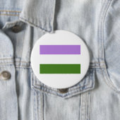 Genderqueer Stolz-Flagge Button (Beispiel)
