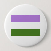 Genderqueer Stolz-Flagge Button (Vorderseite)