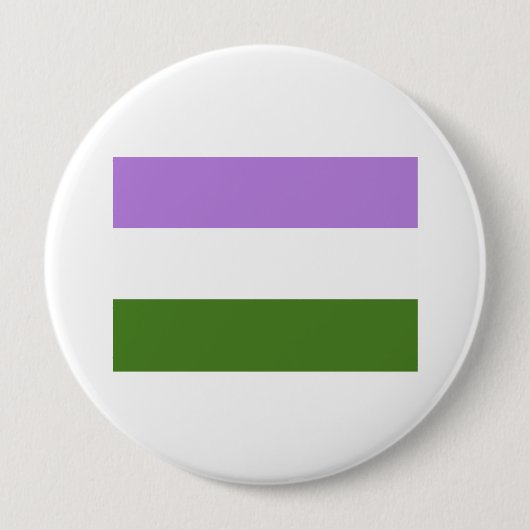 Genderqueer Stolz-Flagge Button (Vorderseite)