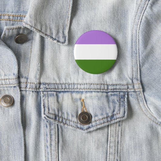 Genderqueer Stolz-Flaggen-Knopf Button (Beispiel)
