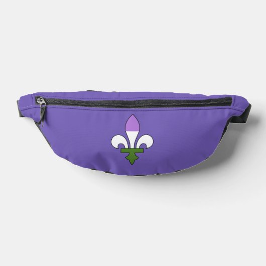 Genderqueer Stolz Fleur-de-lis Bauchtasche (Ablage )