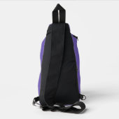 Genderqueer-Stolz fleur-de-lis  Crossbody Bag (Rückseite)