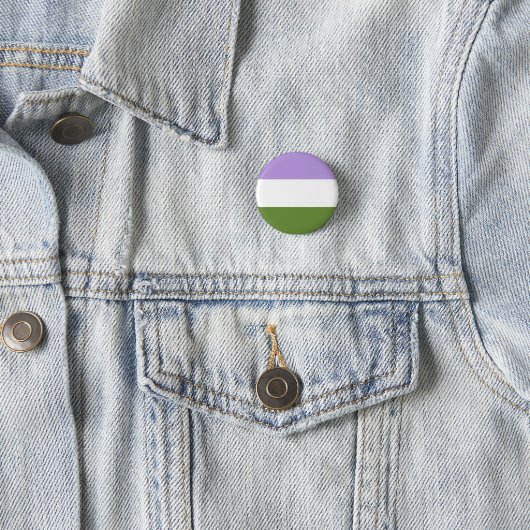 Genderqueer Stolz-Knopf Button (Beispiel)