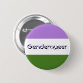 Genderqueer Stolz-Knopf Button (Vorne & Hinten)